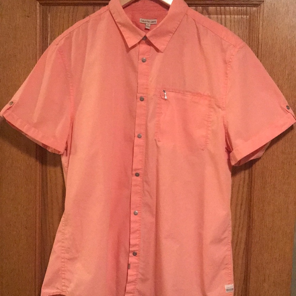 Calvin Klein jeans shirt.
